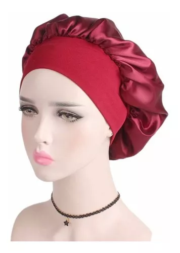 Gorro de Seda para Dormir para el Cuidado del Cabello