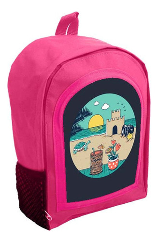 Mochila Infantil Rosa Nena Nene Mario Bros Tt28