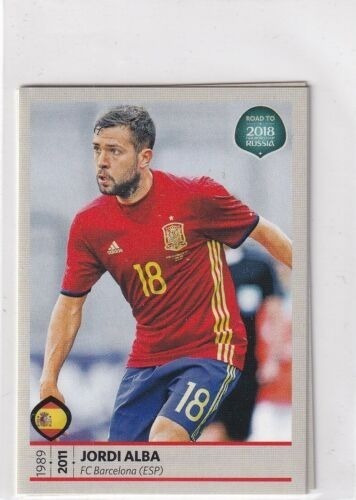 Lamina Album Road To Rusia 2018 / Jordi Alba #69