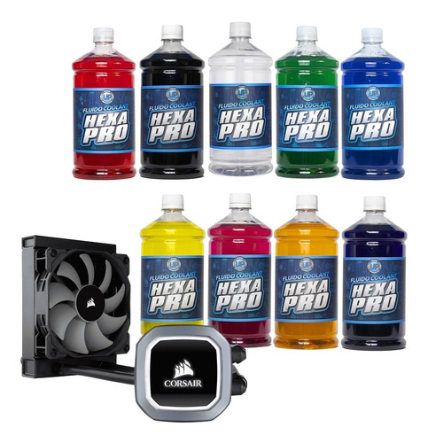 Fluido Para Water Cooler Selado 500ml Corsair, Deepcool Etc