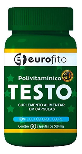 Eurofito Testo Polivitamínico 60 Cápsulas