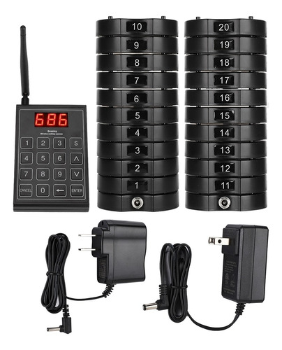 668-s Wireless Guest Customer Restaurante Pager 1 Teclado En