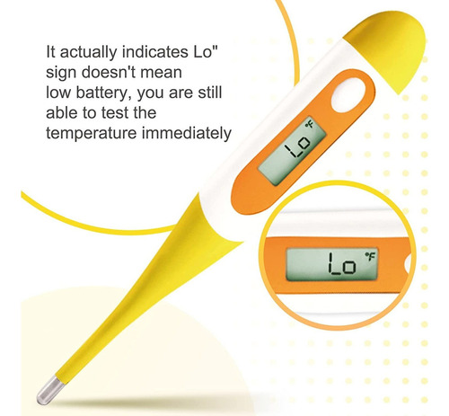 Termómetro Digital Oral Para Adultos Fiebre: Rectal, Axilas