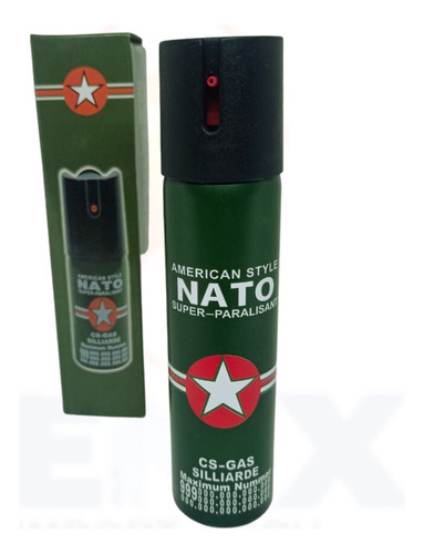 Gas Pimienta Spray 110ml Defensa Personal Protección Verde