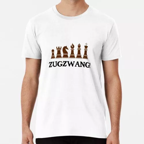 Remera ¡zugzwang! Tema De Ajedrez Algodon Premium