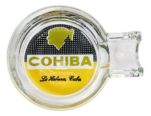 Cinzeiro De Vidro Redondo Cohiba - Tabacaria Da Mata