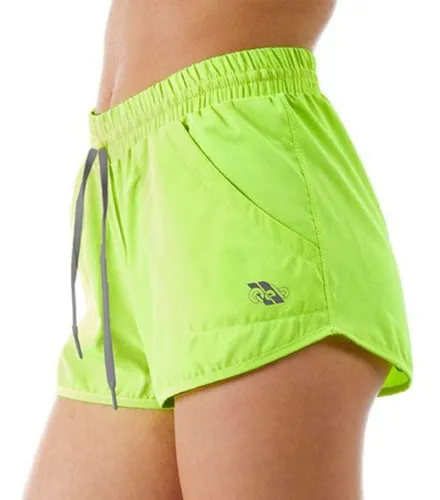 Short Deportivo Mujer Micofibra Bolsillos Liviano Feel Fit