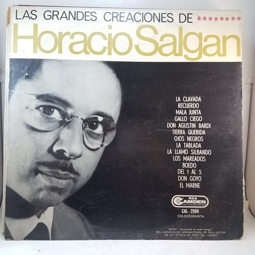 Horacio Salgan - Las Grandes Creaciones Tango Vinilo Lp Mb+