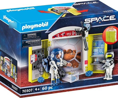 Playmobil Space Cofre Misión A Marte 70307 - 60 Piezas