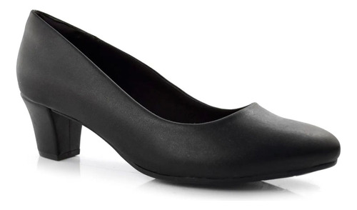 Sapato Scarpin Joanetes Comfortflex Feminino 23-97401 Preto