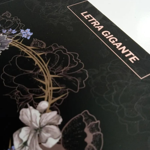 Imagem 5 de 8 de Bíblia Letra Gigante Cristã Feminina Capa Preta Flores Nvi