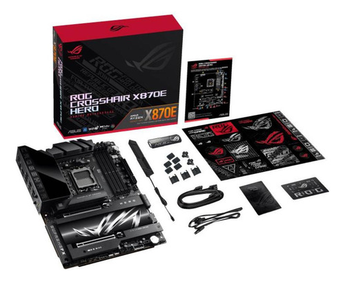Placa Madre Asus Rog Crosshair X870e Hero Color Negro
