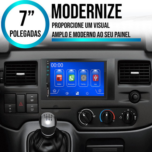 Kit Multimidia 7 Polegadas Ford Transit 09 10 11 12 13 14