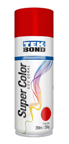 Tinta Spray Super Color Uso Geral Cores 350ml Tekbond