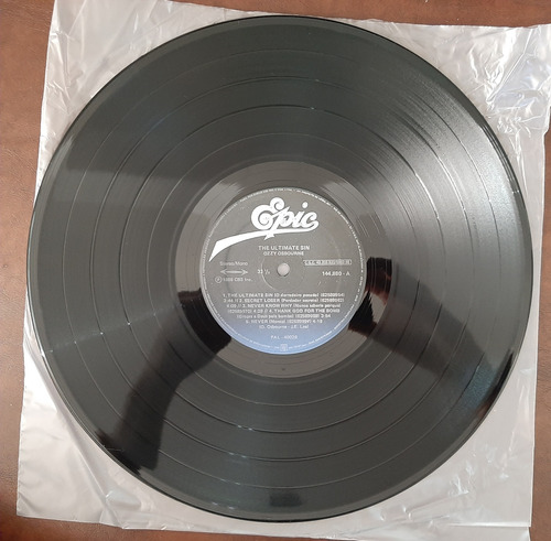 Lp Ozzy Osbourne - The Ultimate Sin ( Ler Descrição) (Usado)