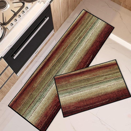 Tayney Vintage Stripes Home Kitchen Rugs And Mats Non Skid W