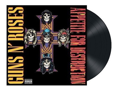 Eam Lp Vinilo Guns N Roses Appetite For Destruction 1987 Axl