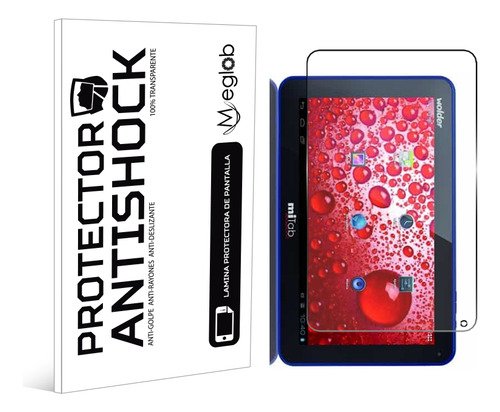 Protector Mica Pantalla Para Tablet Wolder Mitab Brooklyn