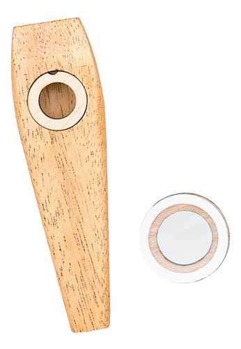 Flauta De Madeira Kazoo Simples Com Diafragma, Instrumento