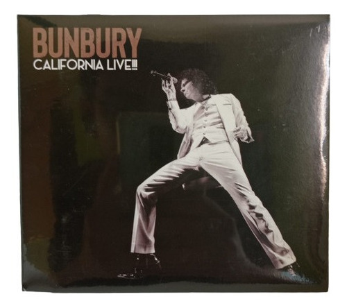 Enrique Bunbury California Live!!! Cd Arg Nuevo 
