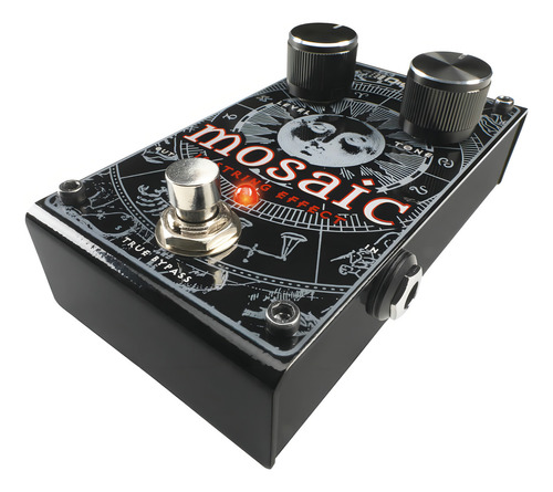 Pedal de efectos polifónico de 12 cuerdas Mosaic Digitech, color negro