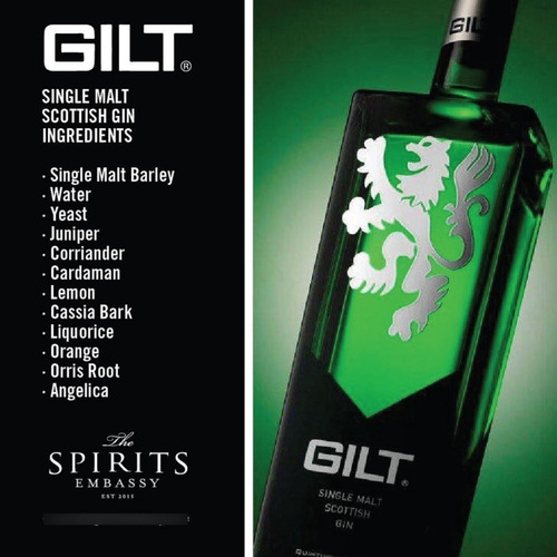 Gin Gilt Single Malt Scottish Gin Plaza Serrano - Centro