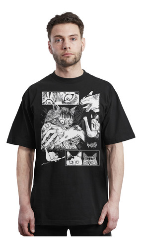 Junji Ito - Gatos - Polera