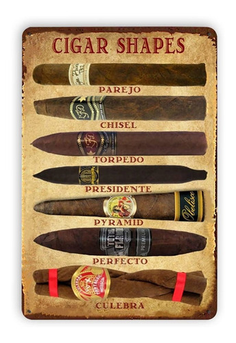 Vintage  L Tin Signs Cigar Knowledge Nuevo Vintage  L T...