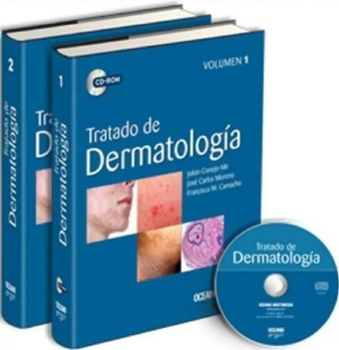 Libro: Tratado De Dermatología (2 Tomos + 1 Cd) Océano