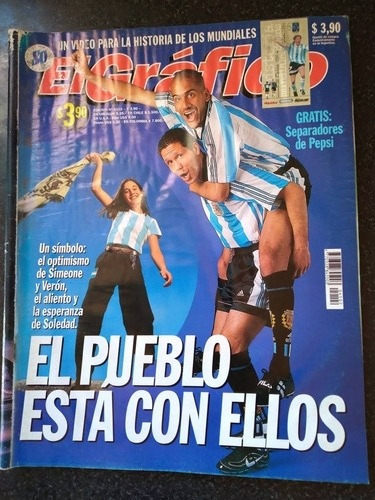 Revista El Gráfico Simeone Verón La Sole 19 5 1998 N4102