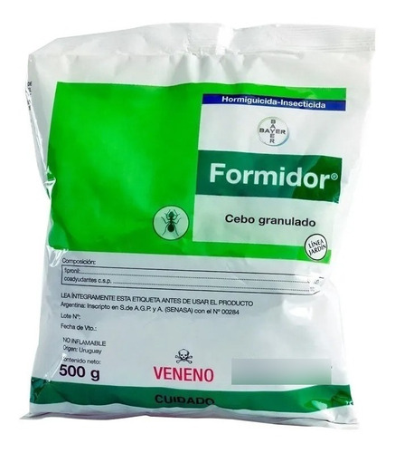 Insecticida Hormiguicida Formidor Granulado Bayer X 500gr