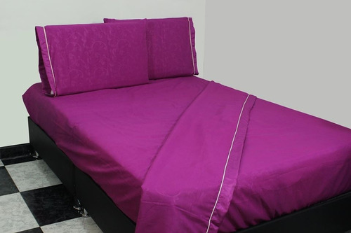 Juego De Sabana Queen Microfibra Alto Gramaje -hotelera