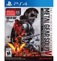 Comprar Metal Gear Solid The Definitive Experience Ps4 Fisico