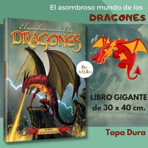 El Asombroso Mundo De Los Dragones Libro Gigante Con Riuy