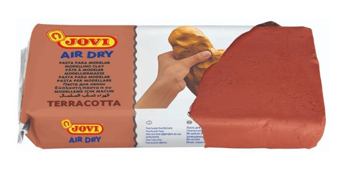 Imagen 2 de 6 de Arcilla Jovi Air Dry 250 Gr Para Modelar Sin Horno