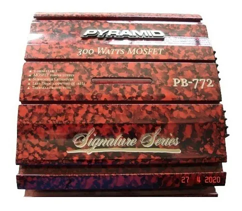 comprar Amplificador Modulo Som Automotivo Pyramid Pb772 2 Canais