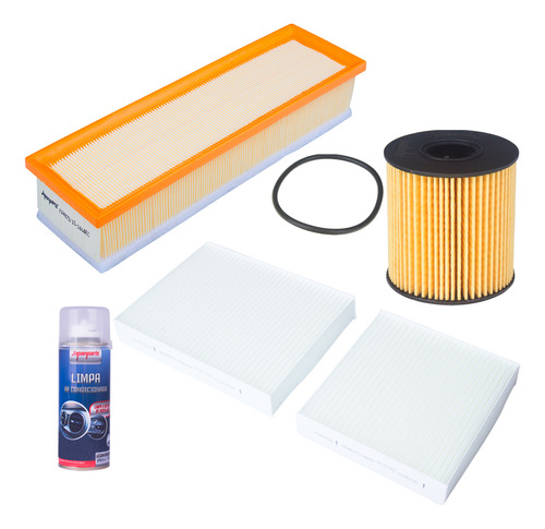 Kit Filtros C3 Picasso 1.5 8v Flex 2012/... Ar Óleo Cabine