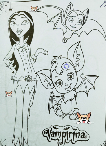 15 Libros Para Colorear Vampiriina + 15 Cajitas Colores (12)