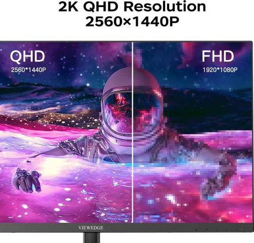 Monitor Viewedge De 27 Pulgadas Con Panel Ips 2k 2560 X 1440