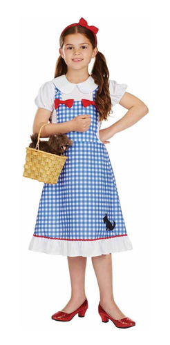 Disfraz De Dorothy Para Niñas Vestido De Cuento De Hadas Tr