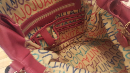 Cartera - Bolso Cuero Fucsia Juanita Jo