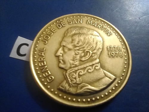 Monedas De Argentina De 100 Pesos 1978 Conmemorativa S.marti