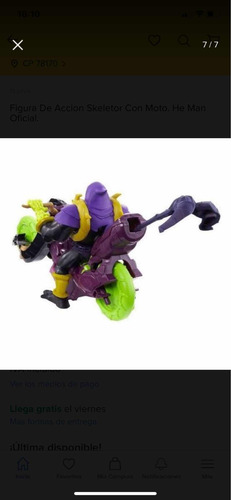 Skeletor Motocicleta He Man Mattel