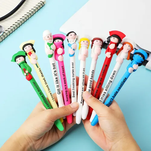 Juego De 10 Boligrafos Divertidos Para Enfermeras, Regalos D