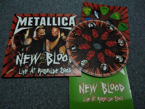 Metallica New Blood Live At Roskilde Cd Raro 
