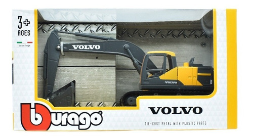 Excavadora Volvo Ec220e Maquinaria Escala 1:50 Burago Nueva