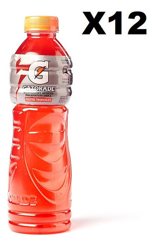 Imagen 1 de 3 de Gatorade Bebida Isotónica Frutas Tropicales 500ml Lf