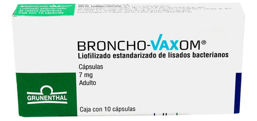 Broncho Vaxo Adulto 10 Cápsulas 3.5mg
