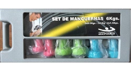 Set Mancuernas Oxford De Vinyl 6 Kg