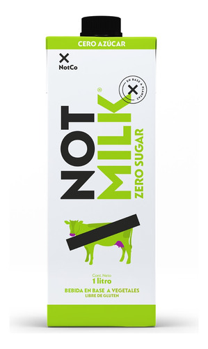 Notmilk Zero Bebida 100%vegetal - L a $18000